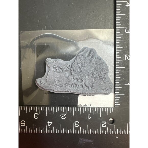 House Mouse Carrot Friend Cling Rubber Stamp HMCV05 Stampendous - Picture 2 of 2